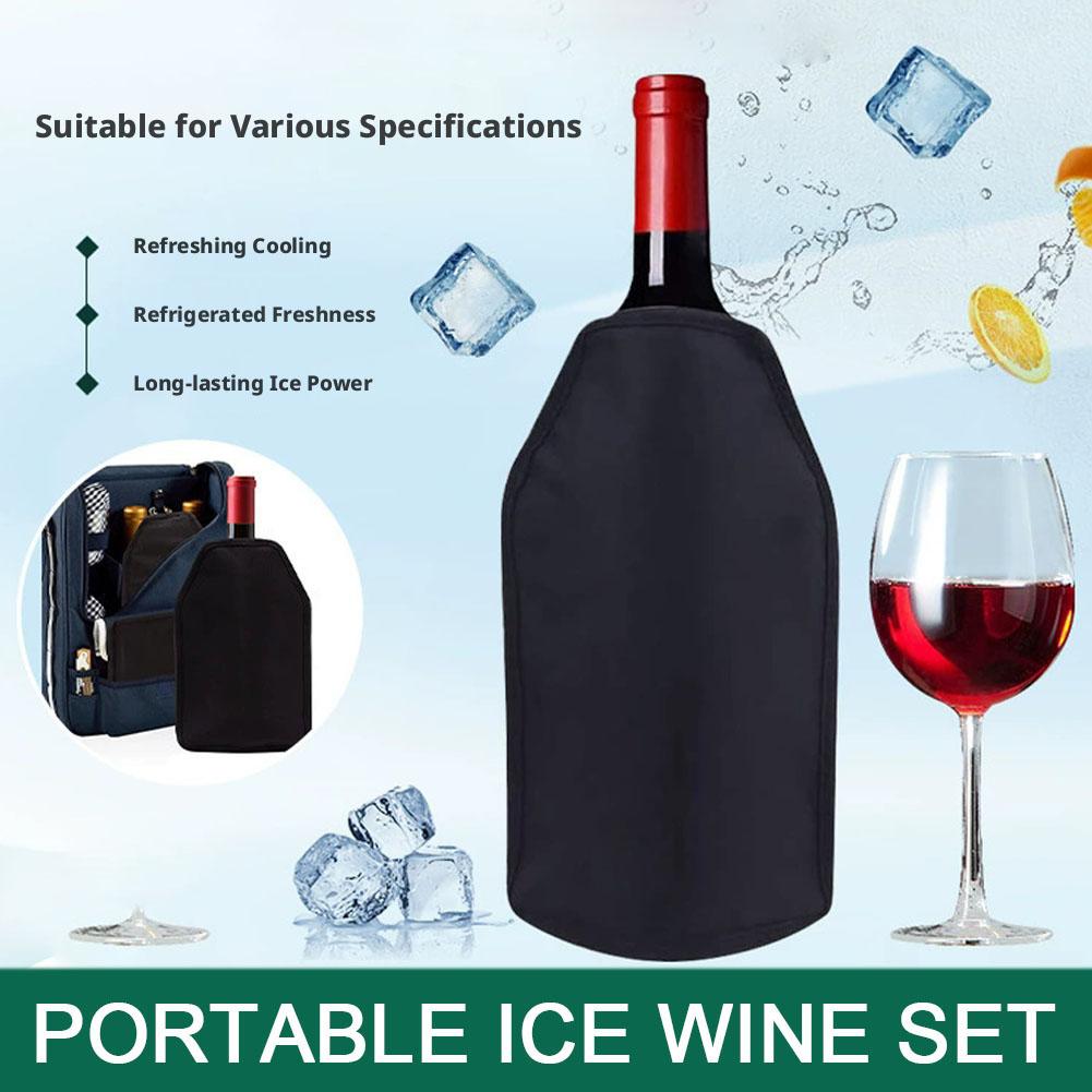 Wine Chiller Sleeve - Funda Enfriadora de Vino Reutilizable, Bolsa