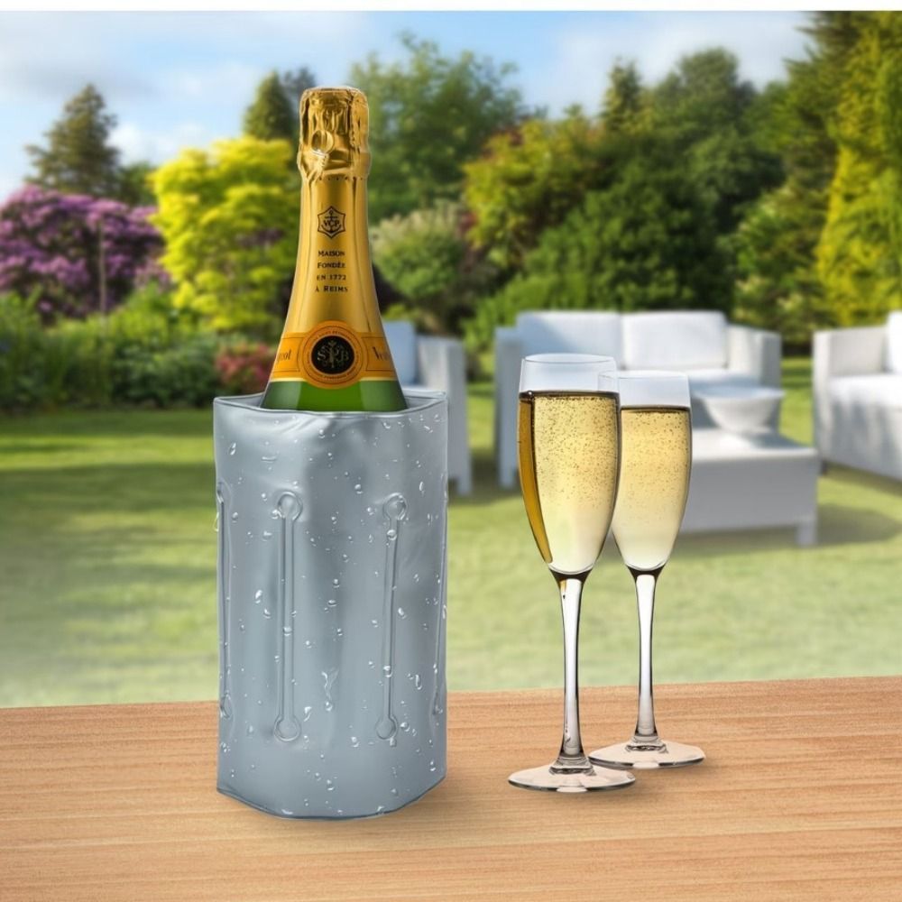 Wine Chiller Sleeve - Bolsa Enfriadora de Vino Reutilizable Gris,