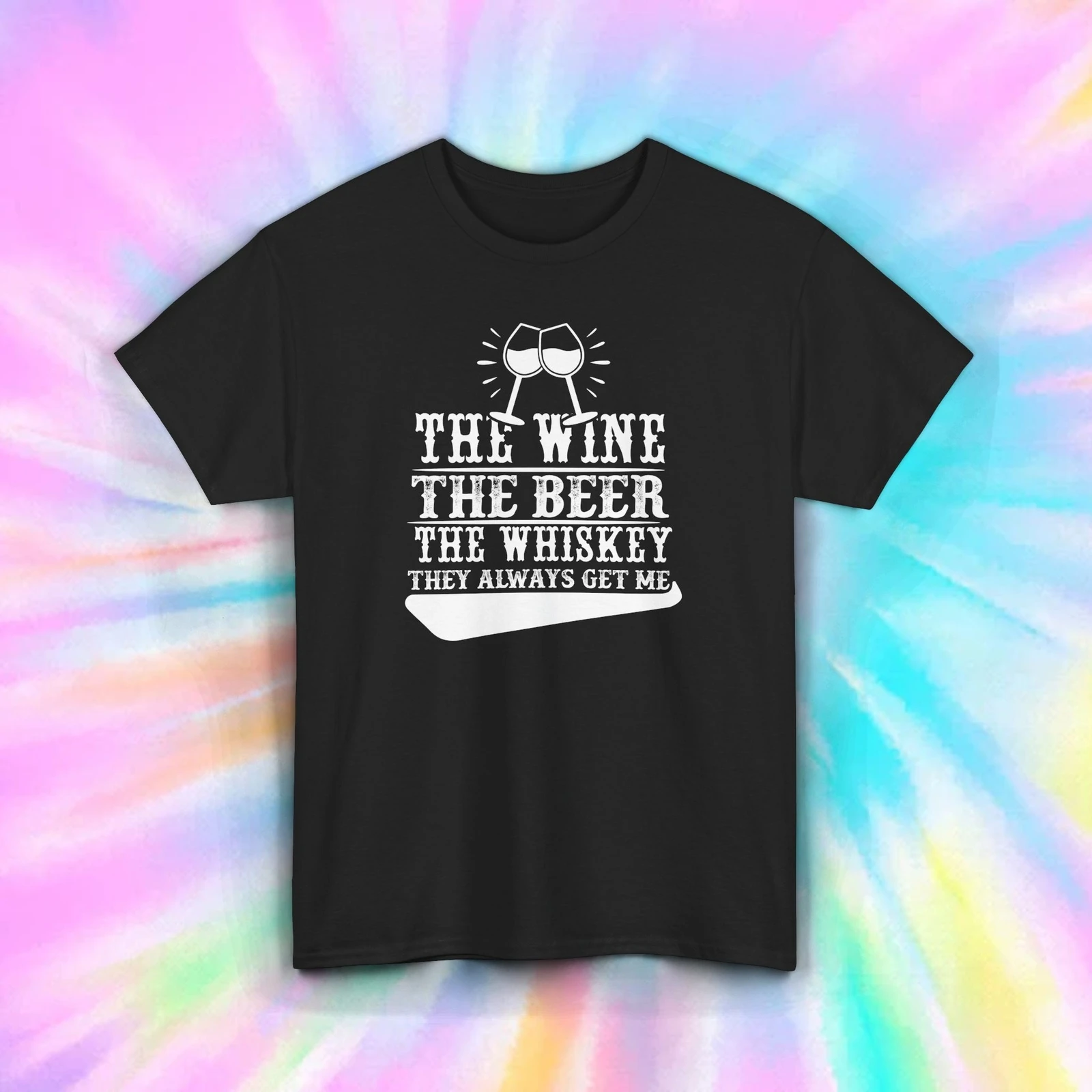 Wine To Beer Alcohol - Camiseta de whisky, cerveza y vino,