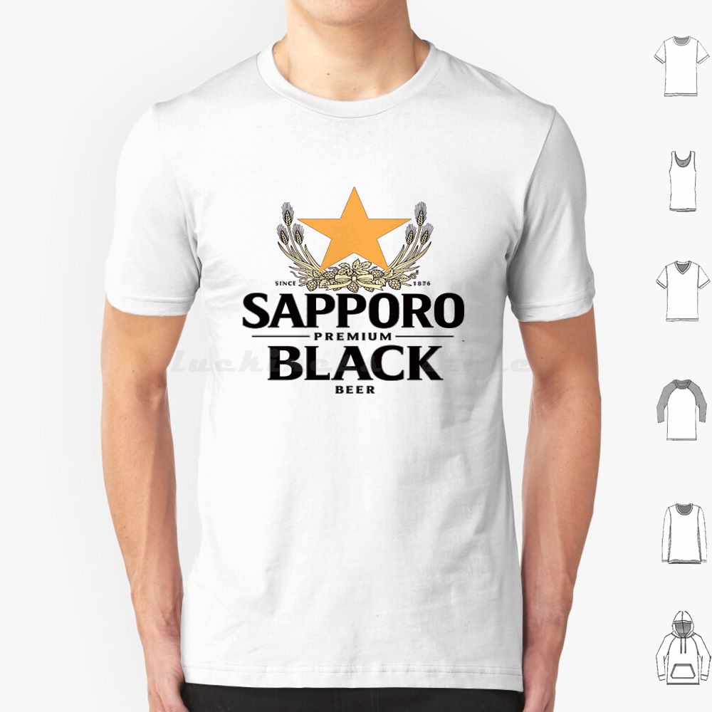 Wine Beer Rum - Camiseta Sapporo Malt 6XL de Algodón,