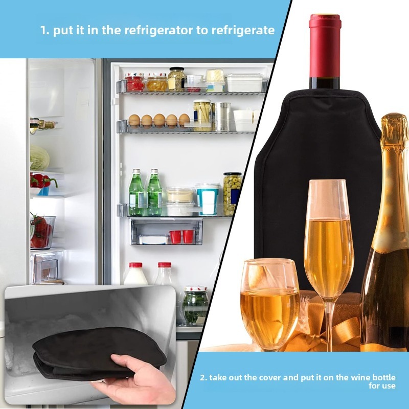 Funda de Gel de Nailon para En - Wine Chiller Sleeve reseña y precio