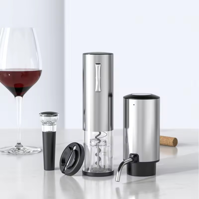 Set de abridor de vino eléctri - Wine Opener Electric reseña y precio