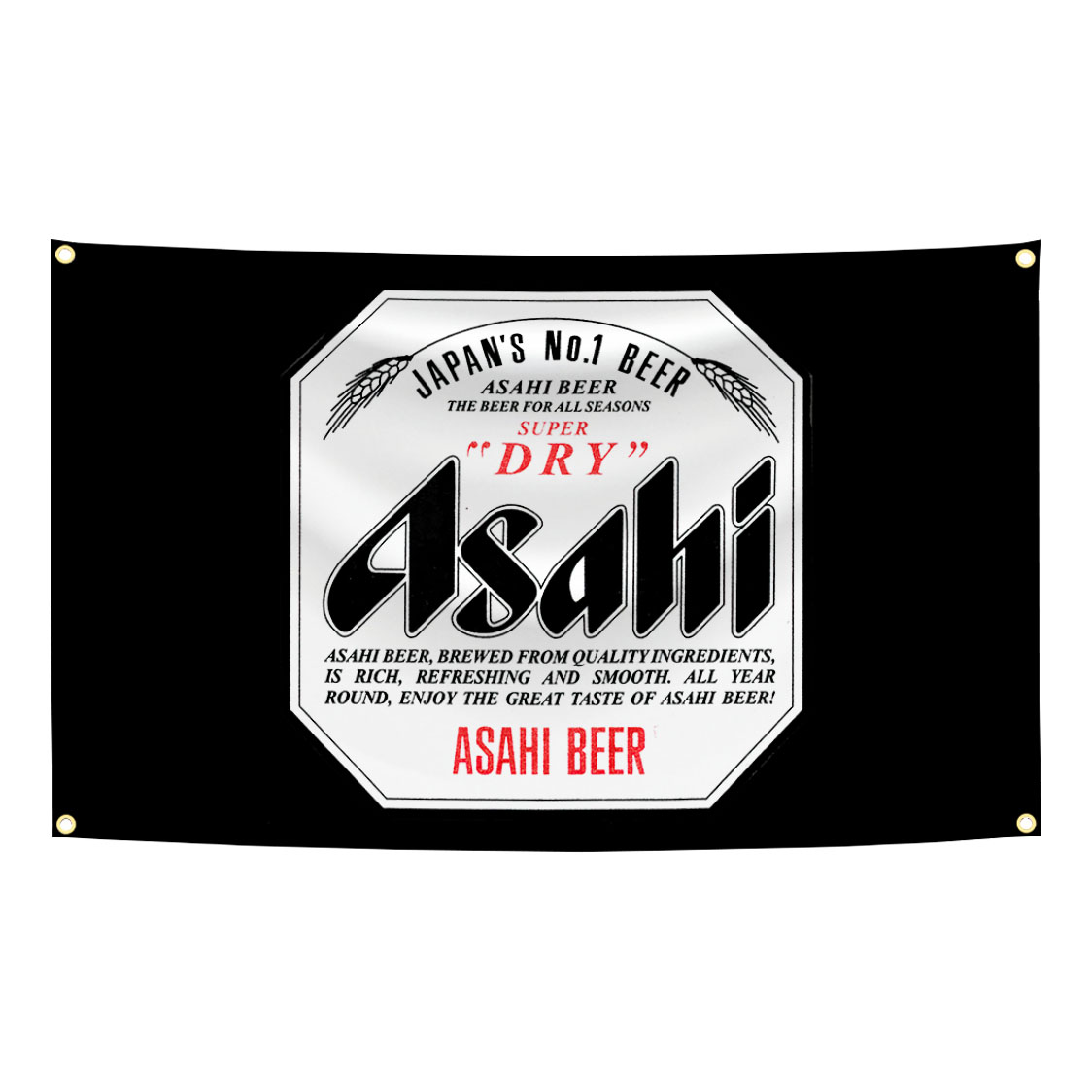 Bandera de Cerveza A-Asahis de - Wine Beer Rum reseña y precio