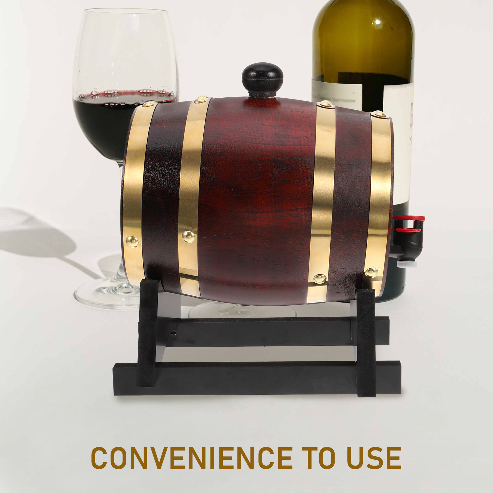 1 Juego de Barril de Madera pa - Wine Beer The Whiskey reseña y precio