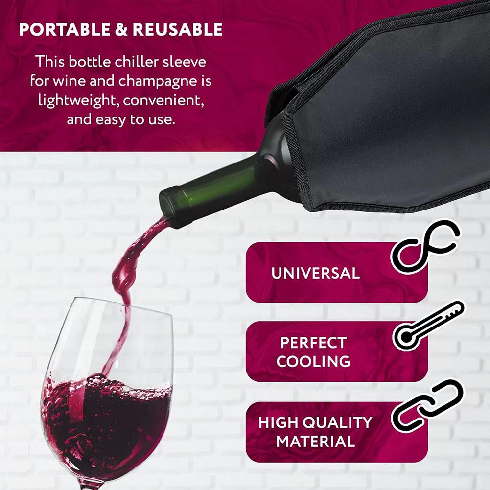 1 unidad Nueva Bolsa Enfriador - Wine Chiller Sleeve reseña y precio
