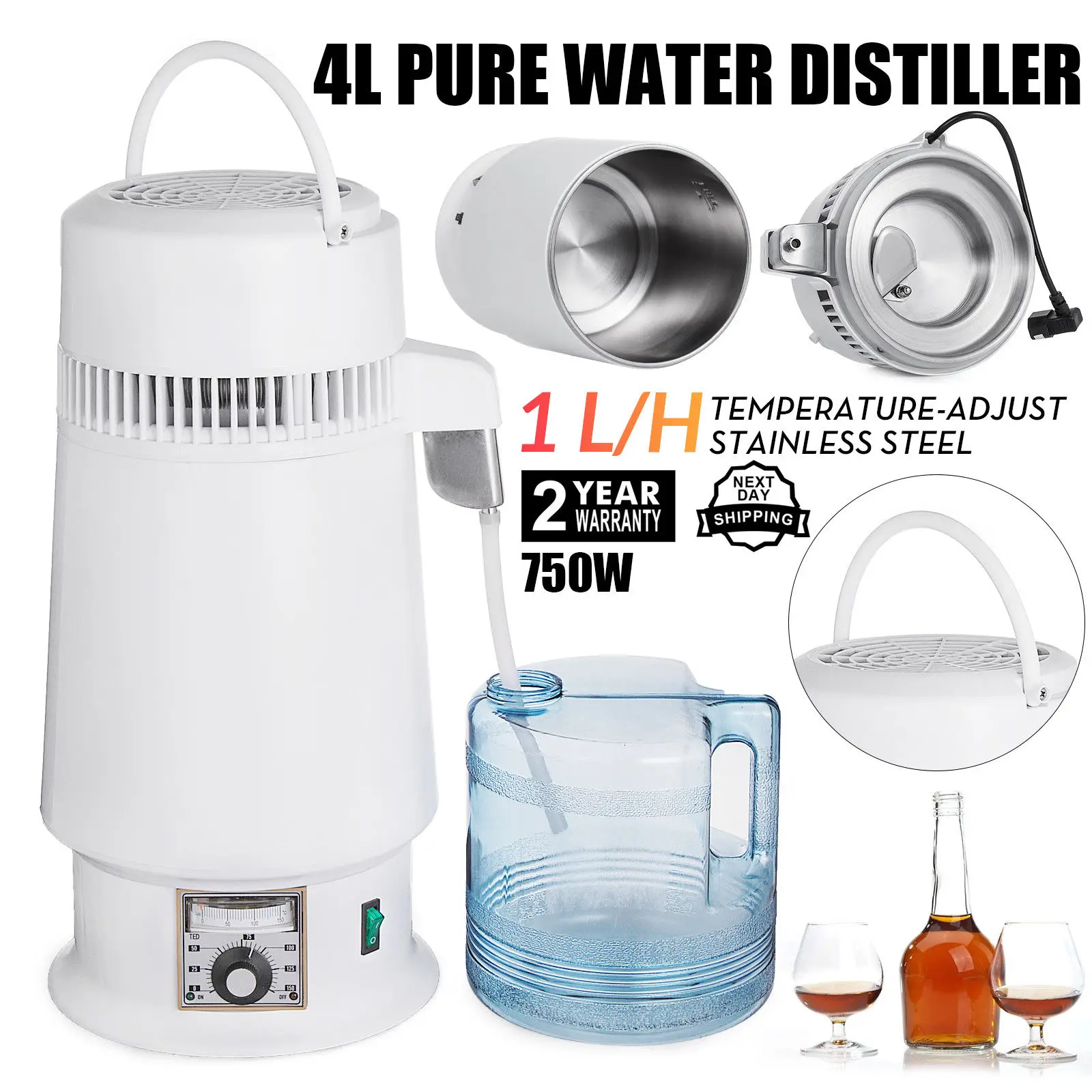 Destilador eléctrico de Alcoho - Wine To Beer Alcohol reseña y precio