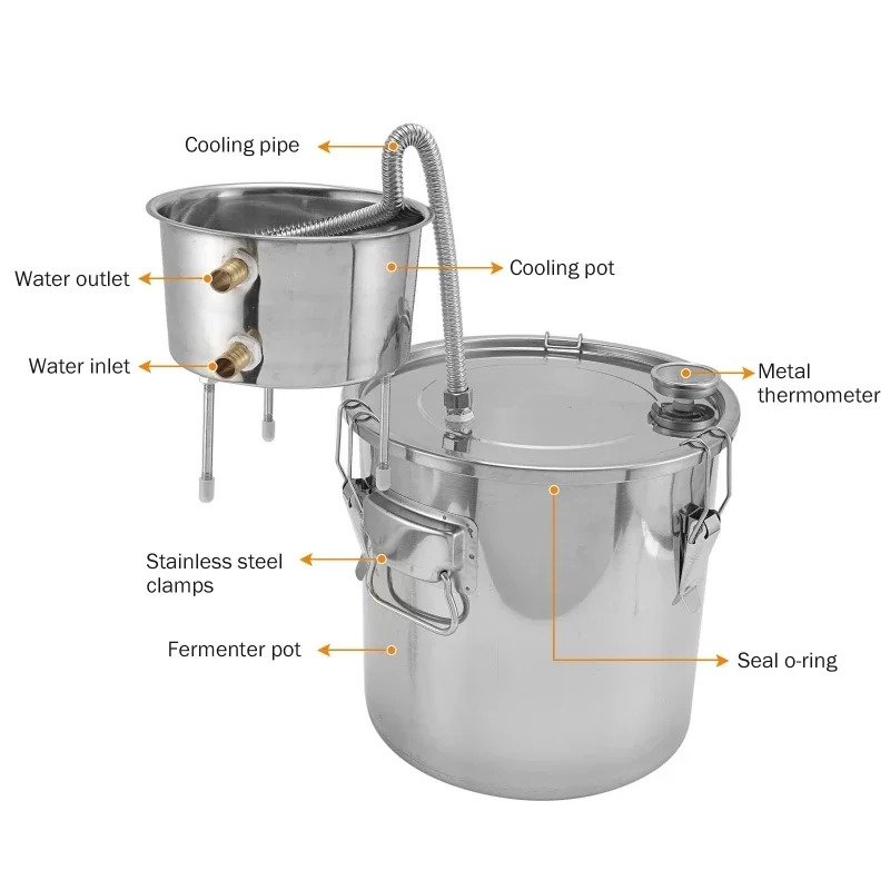 Destilador de Alcohol de 22L p - Beer Wine Kit reseña y precio