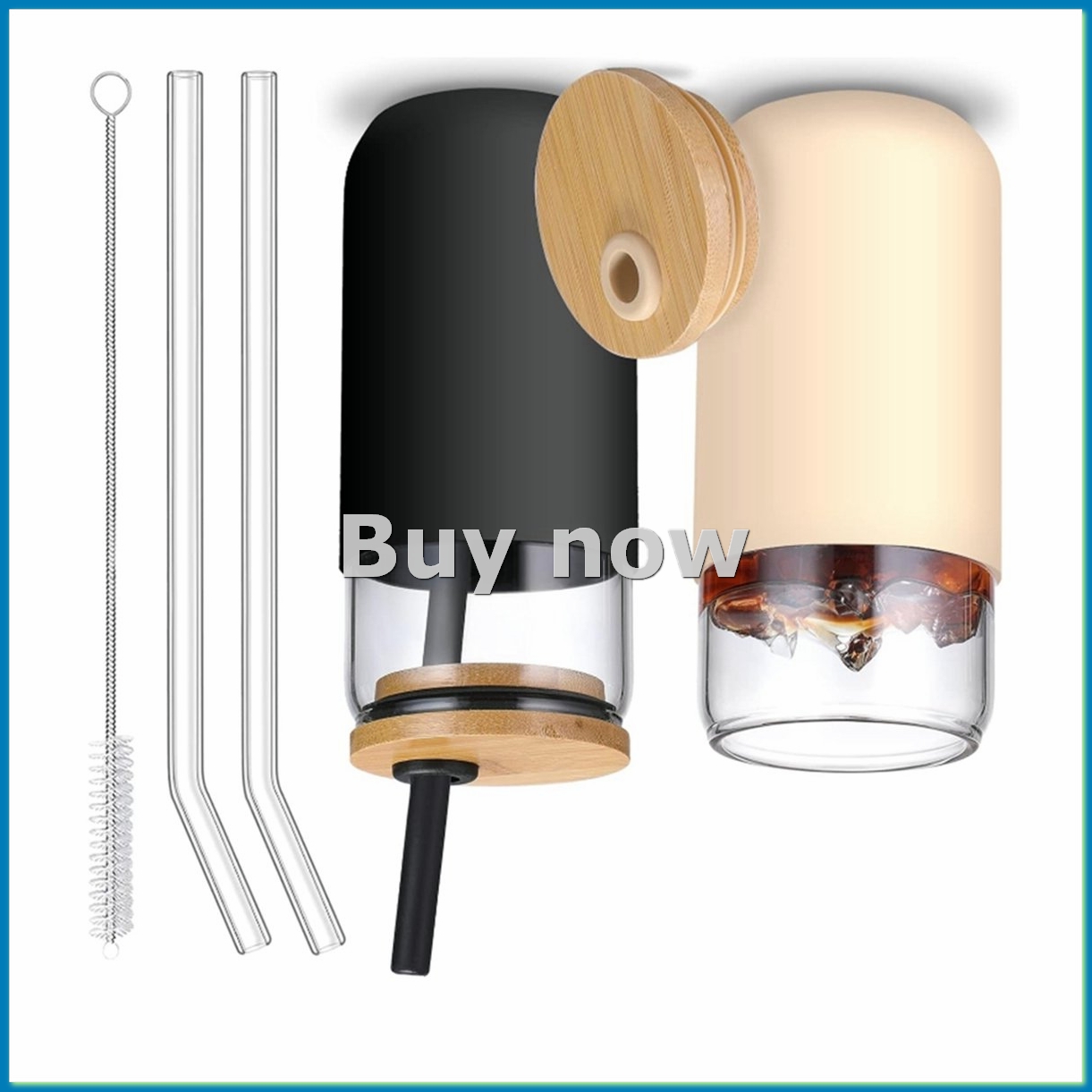 Vasos de vidrio de 20 OZ de 2  - Beer & Wine Jockey Plaza Shopping reseña y precio