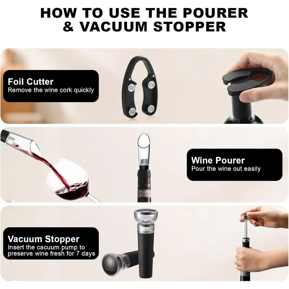 Juego de abridor de botellas d - Wine Opener Electric reseña y precio